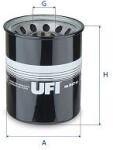 UFI Filtru, sistem hidraulic primar UFI 80.047. 00 (80.047.00)