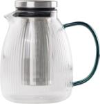 Zafferano Carafă pentru ceai cu infuzor T-Set 1, 2 l cu mâner verde (TST00512)