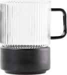 Zafferano Cana de ceai T-Set 450 ml cu mâner negru și bol pentru gustări (TST02802)