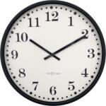 NeXtime Ceas de perete Dickens 50 cm alb cu negru (3319 WI)