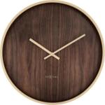 NeXtime Ceas de perete Oslo 50 cm lemn întunecat (3330 BR)