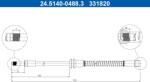 ATE Furtun frana ATE 24.5140-0488.3 (24.5140-0488.3)