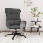 vidaXL Scaun de relaxare, gri închis, material textil GartenMobel Dekor (341177)