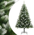 vidaXL Brad de Craciun artificial cu balamale si zapada pufoasa 210 cm GartenMobel Dekor (356744)