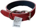  Zgarda din piele naturală pentru câini, culoare maro deschis, lățime 50 mm, lungime 750 mm (sesinia2)