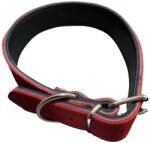  Zgarda din piele naturală roșie pentru câini, lățime 25 mm, lungime 55 mm - accesorii premium pentru prietenii patrupezi (6422923913153)