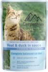 Carpathian Plic Hrana Carpathian Cat, Carne Vitel si Rata in sos, 100g (4820111141364)