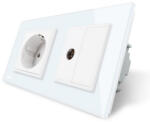 LIVOLO Priza dubla Livolo + Tv (VL-C7C1EU/VL-C791V-11)