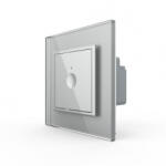 LIVOLO Intrerupator tactil simplu, wireless RF, rama sticla Serie noua (722100115SR)