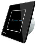LIVOLO Intrerupator dublu cu touch Livolo din sticla - Seria R (VL-R702-32)