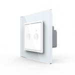 LIVOLO Intrerupator tactil dublu, wireless RF, rama sticla, Livolo, Serie noua (722100211SR)