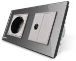 LIVOLO Priza dubla Livolo + Tv (VL-C7C1EU/VL-C791V-15)