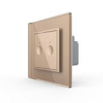 LIVOLO Intrerupator tactil dublu, wireless RF, rama sticla, Livolo, Serie noua (722100213SR)
