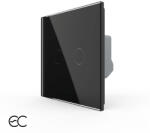 LIVOLO Intrerupator dublu protocol zigbee EC, Generatie Noua, cu panou sticla, Livolo (VL-FC2Z2-2G-2B)