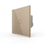 LIVOLO Intrerupator tactil simplu WiFi, cap scara cruce, cu panou sticla (VL-FC1SNY-C1-A2G)
