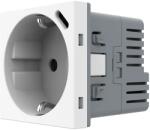 LIVOLOrand: Livolo Material Rama: Sticla Crystal t Modul Priza Schuko + usb-C Livolo, Standard German (1577)