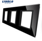 LIVOLO Rama priza tripla Livolo din sticla (1398)