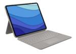 Logitech Combo Touch F. Ipadpro12.9-inch/5th Gen. - Sand - Uk - Intnl (920-010222) - voipshop