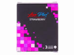 Love plus Prezervativ, Love Plus Strawberry, 3 bucati (5948990210427)