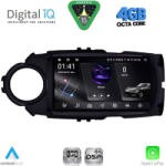 Digital iQ Sistem Audio Auto Pentru Toyota Yaris 2015-2020 Bluetooth USB Wi-Fi GPS Apple CarPlay Android Auto Cu Ecran Tactil 9" DIGITAL IQ RSG 6737FL_CPA (6737FL_CPA)