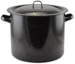 Perfect Home Oala emailata 30l neagra (5945414010847)