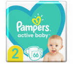 Pampers Scutece Pampers Active Baby, Marimea 2, Nou Nascut, 4-8 kg, 66 buc (464)