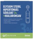 Elysium steril hipertóniás sóoldat 3% + hialuronsav 20x5ml