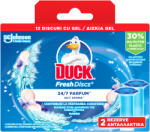 DUCK Rezerve odorizant gel pentru vasul toaletei Duck Fresh Discs Marine, 12 discuri (5000204608588)