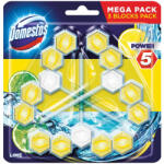 Domestos Odorizant de toaleta Domestos Power 5 Lime, 3x55 g (8710908736490)