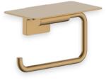 Hansgrohe AddStoris S fali WC papír tartó polccal, szálcsiszolt bronz (41789140) (41789140)
