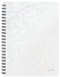 Leitz Wow A4 kockás fehér spirálfüzet (46380001) (46380001)