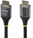 StarTech - 30 cm-es, tanúsított, ultra nagy sebességű HDMI kábel, 8K 60Hz és 4K 120Hz - HDMM21V1F (HDMM21V1F)