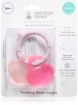 Matchstick Monkey Cooling Teether rágóka hűsítő hatással Pink/ Dusty Pink 3m+