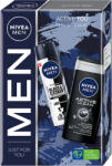 Nivea Set cadou: Deodorant spray masculin Nivea Black & White Power 150 ml + Gel de dus Nivea Activ Clean 250 ml (9005800372242)