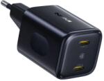 Baseus Incarcator de retea Baseus PicoGo AN13 45W, 2x USB-C, Negru (E0121F00)
