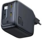Baseus Incarcator retea Baseus EnerCore CJ11 67W, 2x USB-C, cu cablu USB-C incorporat, Negru (E0121E00) - dwyn