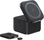 Baseus Incarcator wireless Baseus MagPro 3-in-1, 25 W, Magnetic, 15W incarcare wireless, MagPro Apple Watch 2.5W, Negru (P10264100123-01)