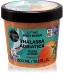 Organic Shop Body Scrub Thalassa Adriatica testpeeling lifting hatással illatok Peach & Lavender 300 ml