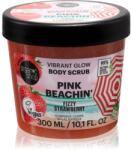 Organic Shop Body Scrub Pink Beachin' élénkítő testpeeling illatok Fizzy Strawberry 300 ml