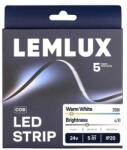 Lemlux LED NEON FLEX 24Vdc, 9.6W/m, 144LED/m, 2700K, 4x10mm, 5m tekercs, IP68