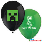 Minecraft Green léggömb, lufi 8 db-os (JAV_PNN95662)