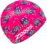 Zoggs Silicone Printed úszósapka, piros popcorn