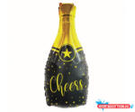 Ünnepel B&C Champagne Cheers, Pezsgős üveg fólia lufi 76 cm (JAV_MLG185492)