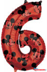 Disney Mickey Red fólia lufi 6-os szám 66 cm (JAV_DPA4170701)