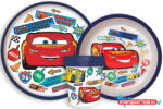 Disney Verdák Stickers Go csúszásmentes étkészlet, micro műanyag szett (JAV_JVL66686)