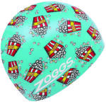 Zoggs Silicone Printed úszósapka, kék popcorn