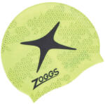 Zoggs Silicone Printed úszósapka, predator sárga