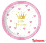 Hercegnők Little Princess papírtányér 8 db-os 20 cm FSC (JAV_PNN96604)