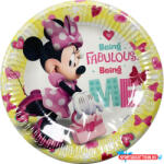 Disney Minnie Happy Helpers papírtányér 8 db-os 20 cm (JAV_PNN92108)