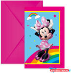 Disney Minnie Makes Me Smile party meghívó 6 db-os FSC (JAV_PNN97249)